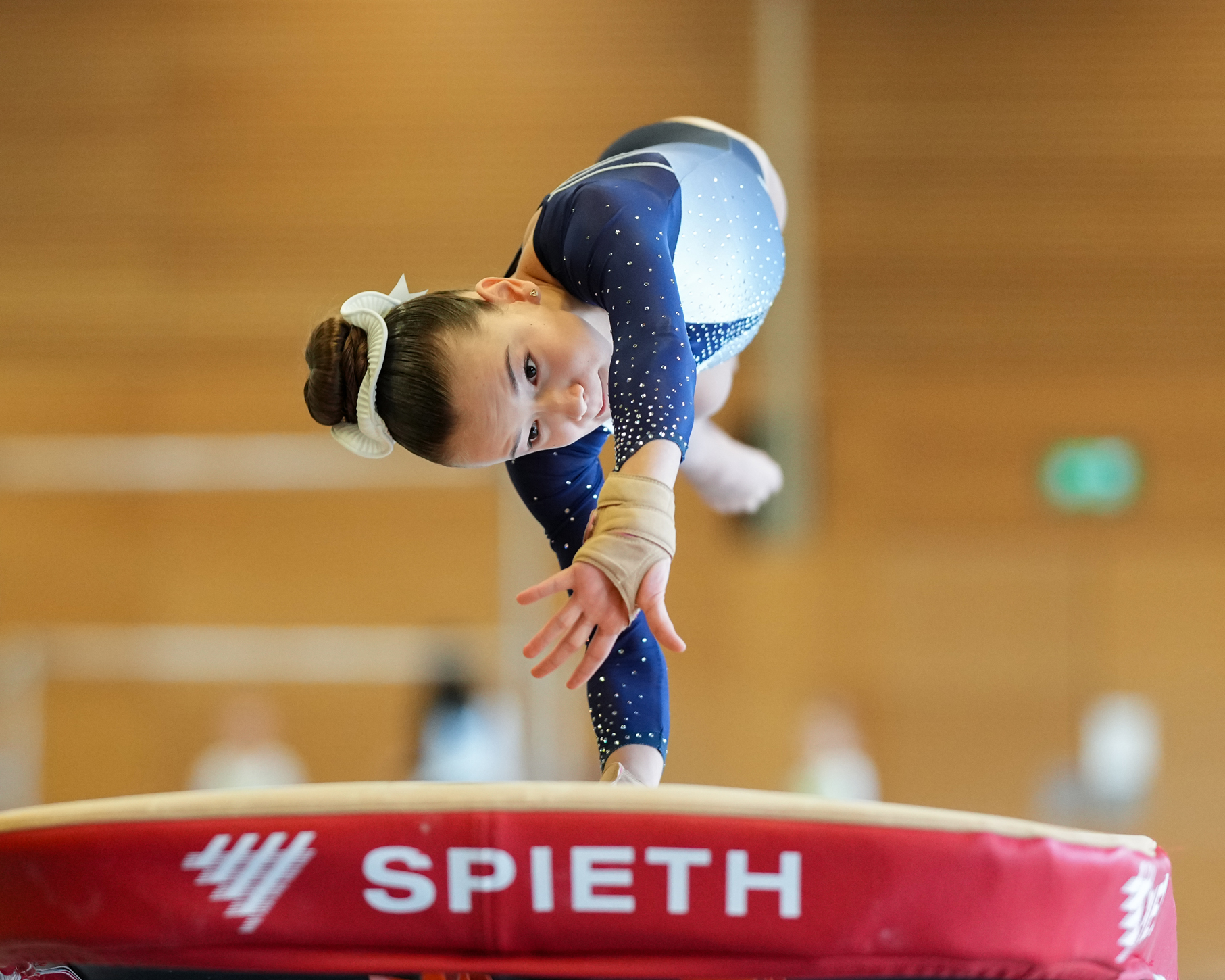Nayana Nasser am Sprung, Fotografin: Janett Pietsch
